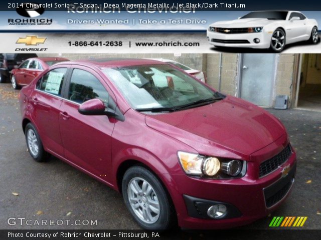 2014 Chevrolet Sonic LT Sedan in Deep Magenta Metallic