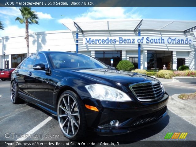 2008 Mercedes-Benz S 550 Sedan in Black