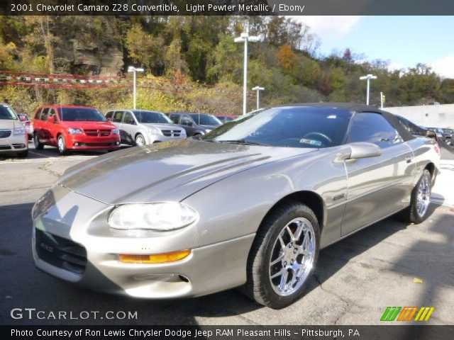 2001 Chevrolet Camaro Z28 Convertible in Light Pewter Metallic