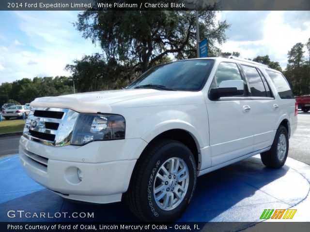 2014 Ford Expedition Limited in White Platinum
