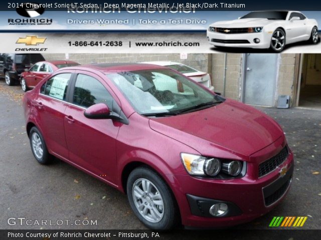 2014 Chevrolet Sonic LT Sedan in Deep Magenta Metallic