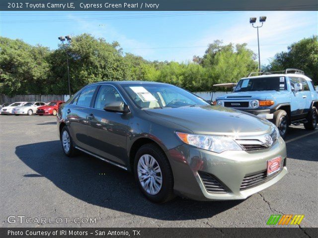 2012 Toyota Camry LE in Cypress Green Pearl