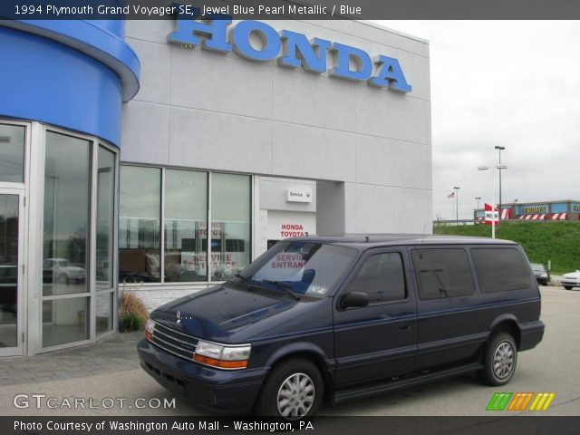 1994 Plymouth Grand Voyager SE in Jewel Blue Pearl Metallic