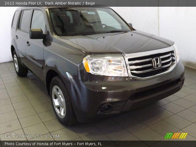 2013 Honda Pilot LX in Dark Amber Metallic