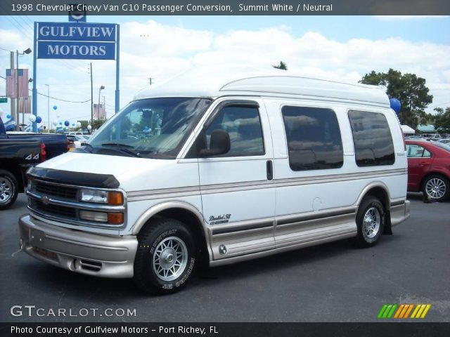 1998 Chevrolet Chevy Van G10 Passenger Conversion in Summit White