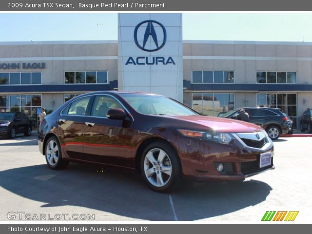 2009 Acura TSX Sedan in Basque Red Pearl