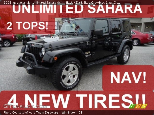 2008 Jeep Wrangler Unlimited Sahara 4x4 in Black