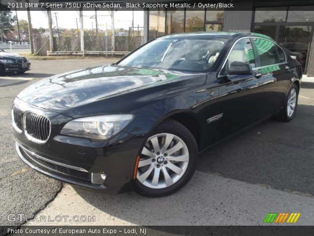 2011 BMW 7 Series 750Li xDrive Sedan in Black Sapphire Metallic