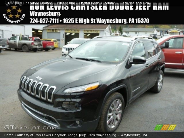 2014 Jeep Cherokee Limited in Brilliant Black Crystal Pearl