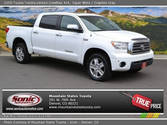 2009 Toyota Tundra Limited CrewMax 4x4 in Super White