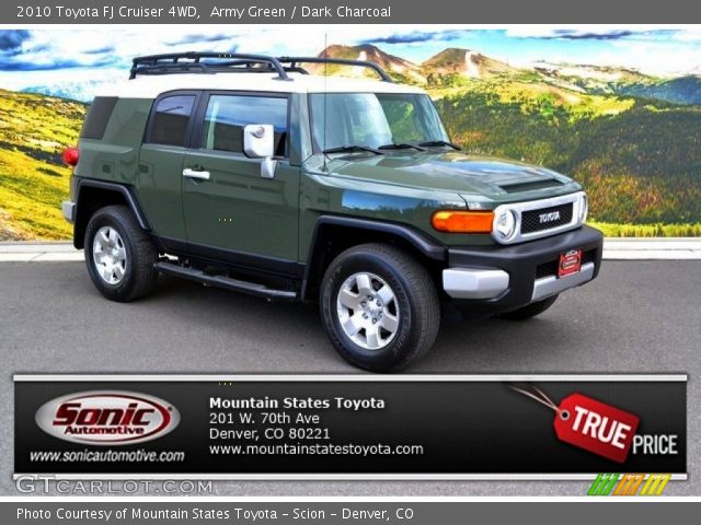 2010 Toyota FJ Cruiser 4WD in Army Green