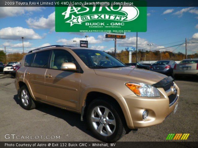 2009 Toyota RAV4 Limited V6 4WD in Sandy Beach Metallic