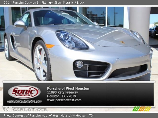 2014 Porsche Cayman S in Platinum Silver Metallic