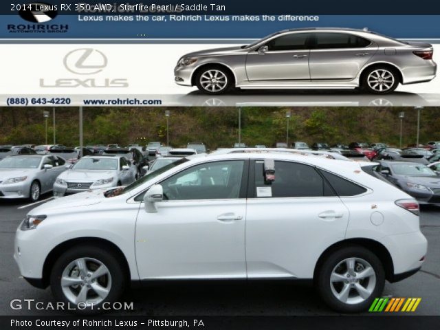 2014 Lexus RX 350 AWD in Starfire Pearl