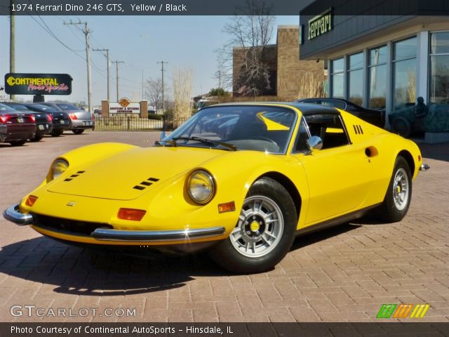 1974 Ferrari Dino 246 GTS in Yellow