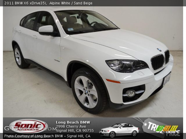 2011 BMW X6 xDrive35i in Alpine White