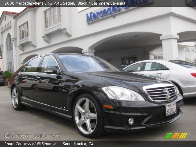 2008 Mercedes-Benz S 63 AMG Sedan in Black