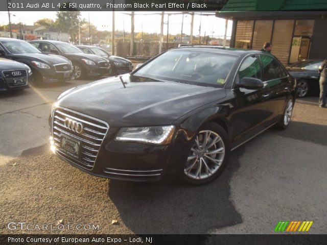 2011 Audi A8 L 4.2 FSI quattro in Phantom Black Pearl Effect