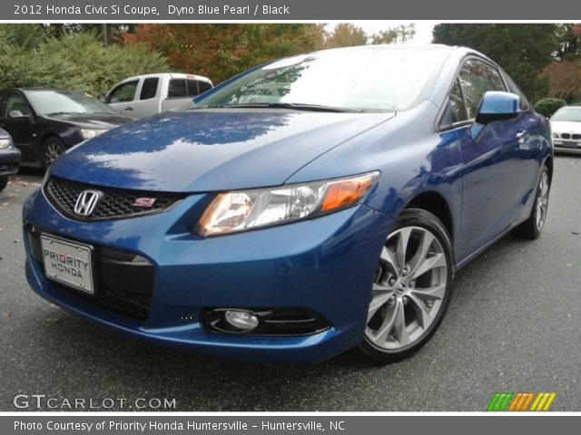 2012 Honda Civic Si Coupe in Dyno Blue Pearl