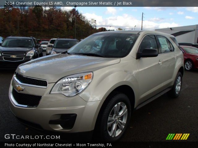 2014 Chevrolet Equinox LS AWD in Champagne Silver Metallic