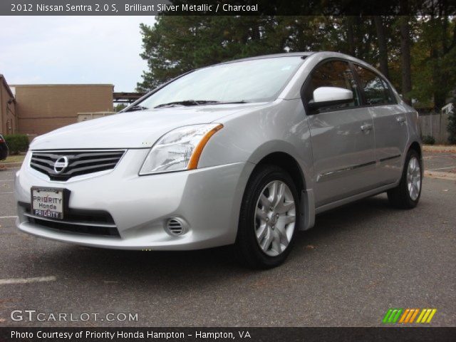 2012 Nissan Sentra 2.0 S in Brilliant Silver Metallic