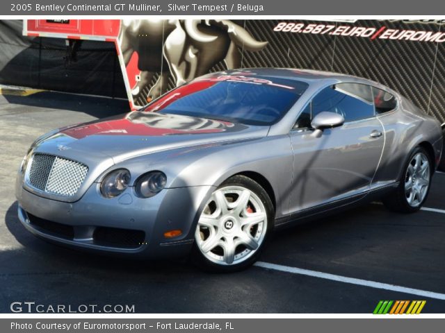 2005 Bentley Continental GT Mulliner in Silver Tempest