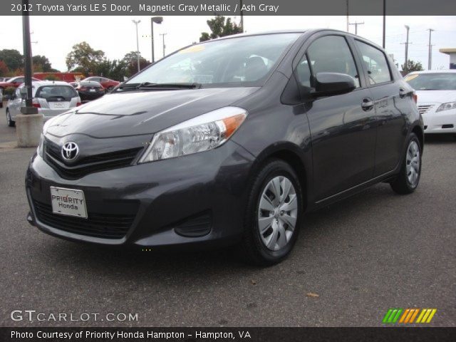 2012 Toyota Yaris LE 5 Door in Magnetic Gray Metallic