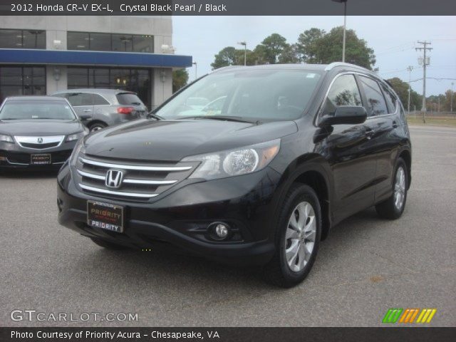 2012 Honda CR-V EX-L in Crystal Black Pearl