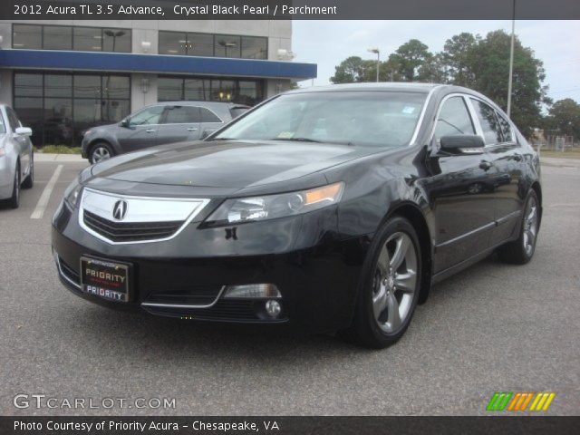 2012 Acura TL 3.5 Advance in Crystal Black Pearl