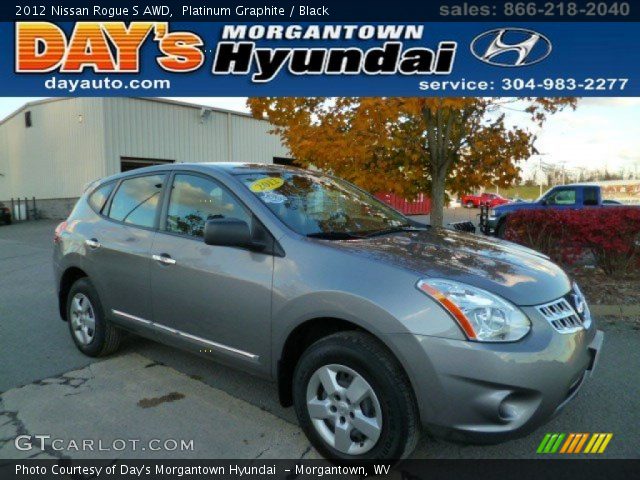 2012 Nissan Rogue S AWD in Platinum Graphite