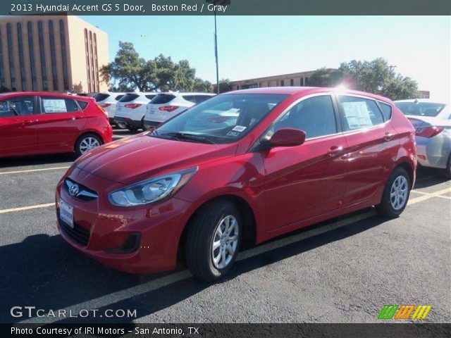 2013 Hyundai Accent GS 5 Door in Boston Red