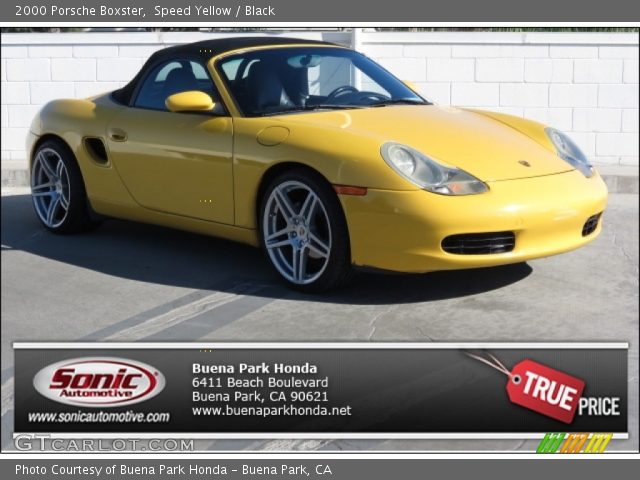 2000 Porsche Boxster  in Speed Yellow