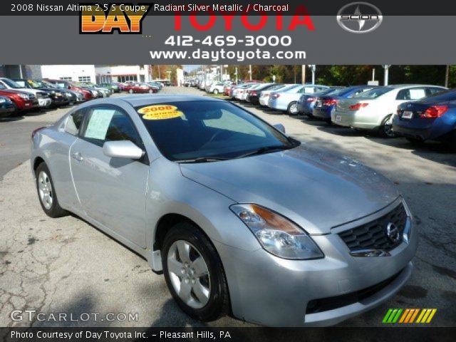 2008 Nissan Altima 2.5 S Coupe in Radiant Silver Metallic