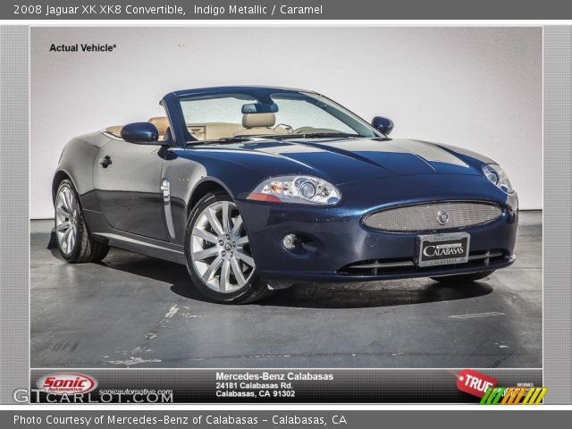 2008 Jaguar XK XK8 Convertible in Indigo Metallic