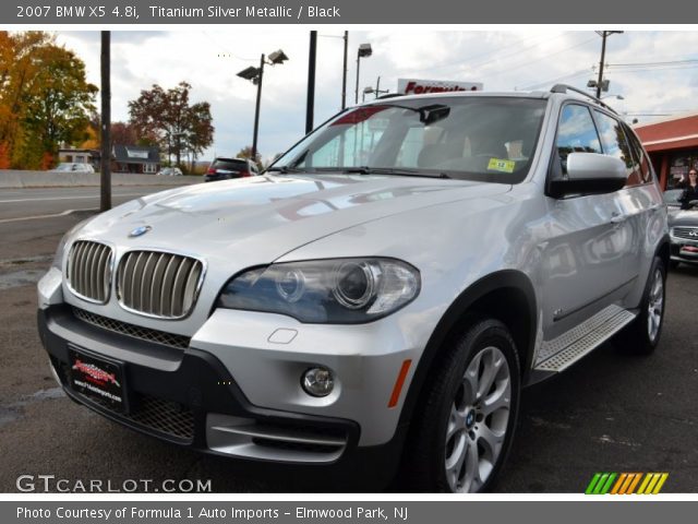 2007 BMW X5 4.8i in Titanium Silver Metallic