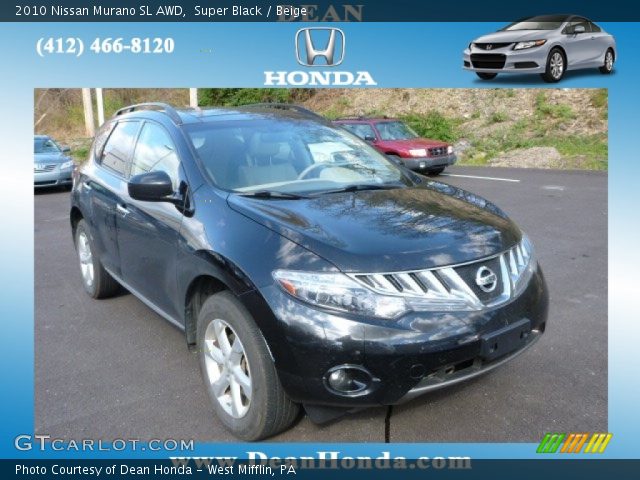 2010 Nissan Murano SL AWD in Super Black