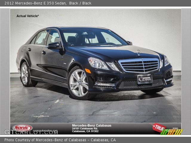 2012 Mercedes-Benz E 350 Sedan in Black