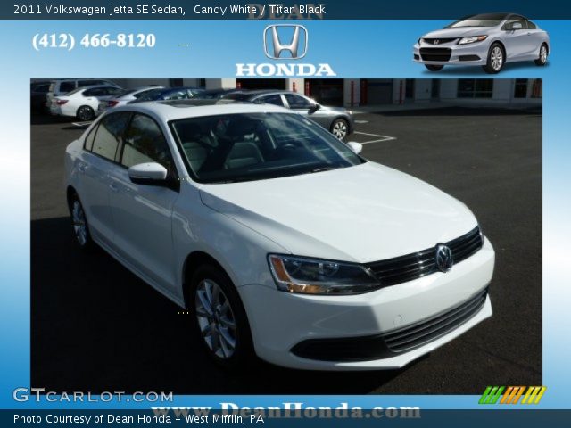 2011 Volkswagen Jetta SE Sedan in Candy White