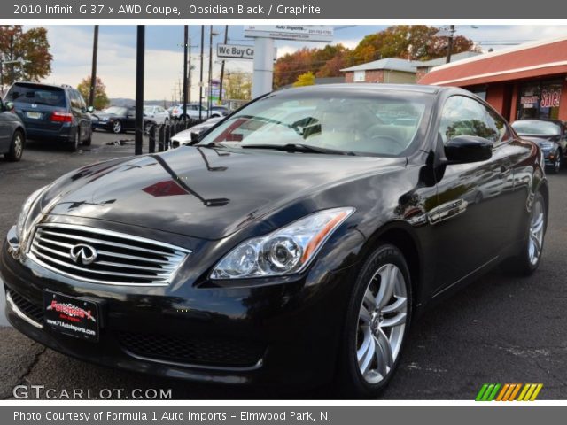 2010 Infiniti G 37 x AWD Coupe in Obsidian Black