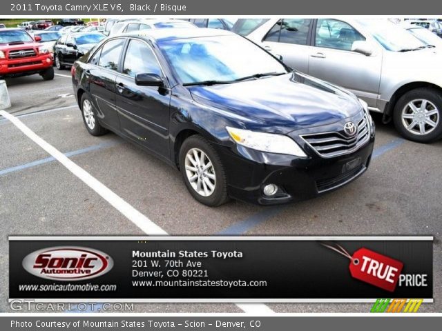 2011 Toyota Camry XLE V6 in Black