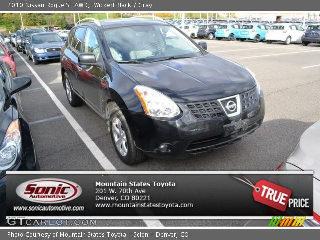2010 Nissan Rogue SL AWD in Wicked Black