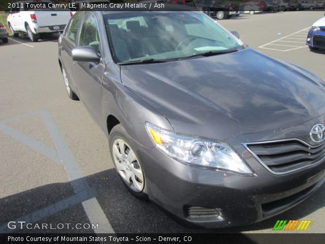 2011 Toyota Camry LE in Magnetic Gray Metallic