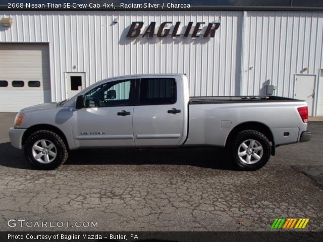 2008 Nissan Titan SE Crew Cab 4x4 in Radiant Silver