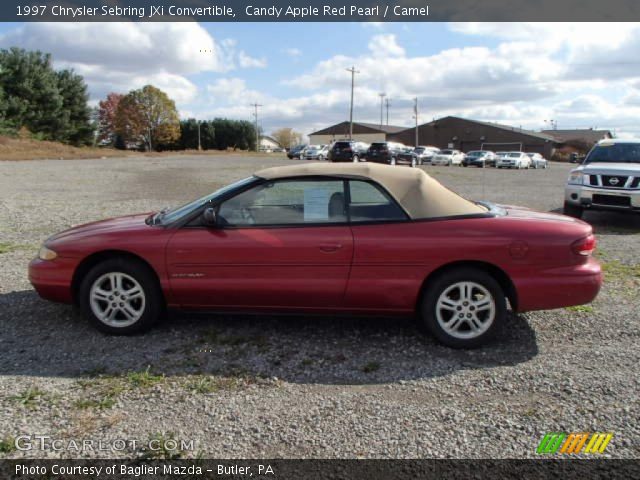 1997 Chrysler Sebring JXi Convertible in Candy Apple Red Pearl