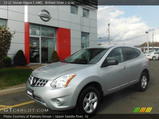 2012 Nissan Rogue S AWD in Brilliant Silver