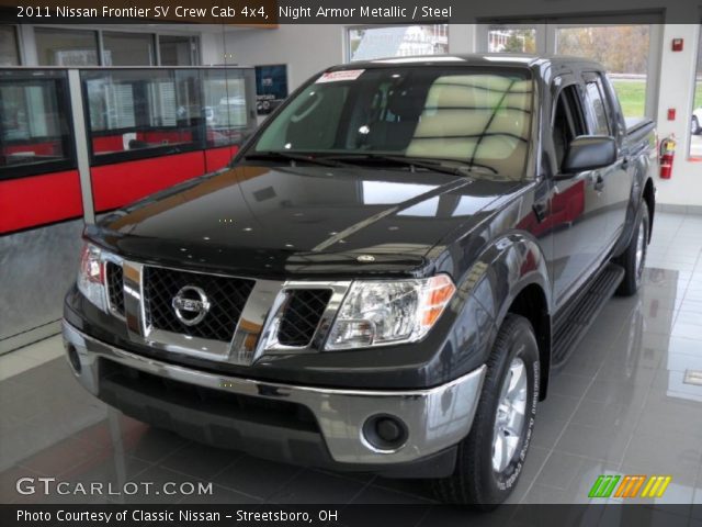 2011 Nissan Frontier SV Crew Cab 4x4 in Night Armor Metallic