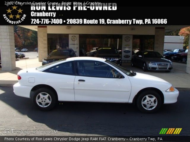 2002 Chevrolet Cavalier Coupe in Bright White