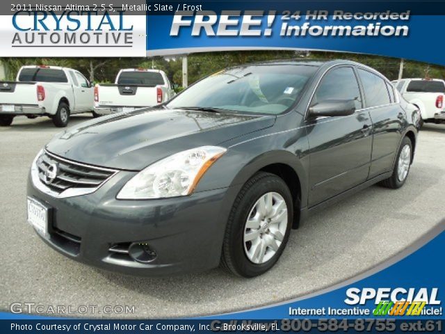 2011 Nissan Altima 2.5 S in Metallic Slate