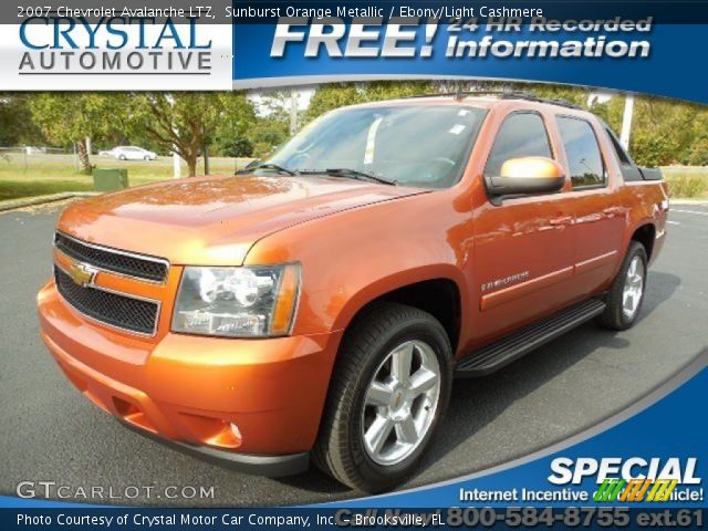 2007 Chevrolet Avalanche LTZ in Sunburst Orange Metallic