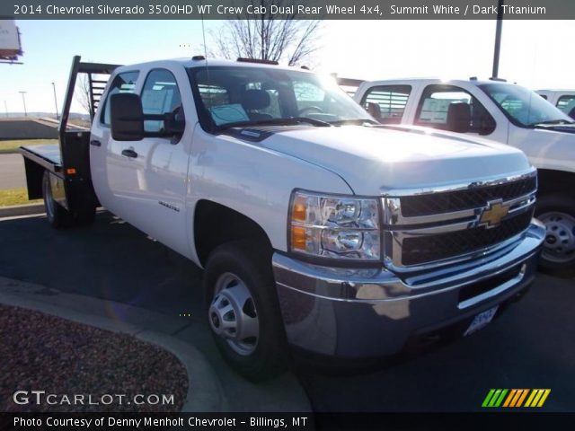 2014 Chevrolet Silverado 3500HD WT Crew Cab Dual Rear Wheel 4x4 in Summit White